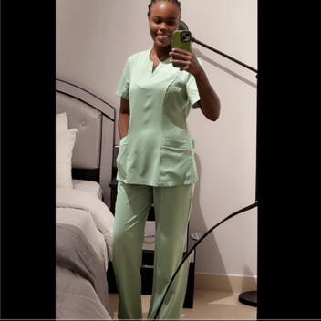 Hannah, Kenyan nanny, in Riyadh