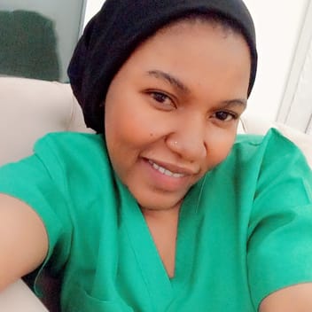 Neema, Kenyan nanny, in Riyadh