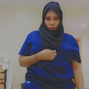 Mariam, Kenyan nanny, in Riyadh