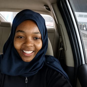 Lincy , Kenyan nanny, in Riyadh