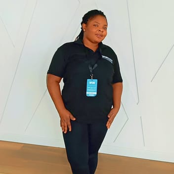 Dorcas, Ghanaian nanny, in Dubai