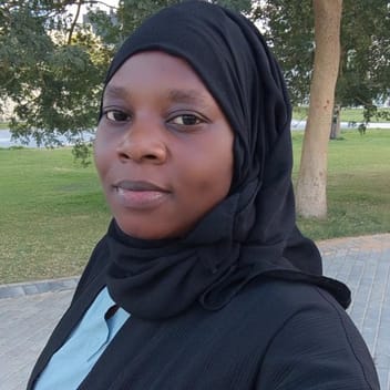 Nalu, Ugandan elder-care worker, in Riyadh