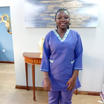 Consolata , Kenyan nanny, in Qatar