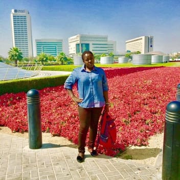 Linet, Kenyan nanny, in Dubai