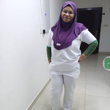 Priscilla , Ghanaian elder-care worker, in Jeddah