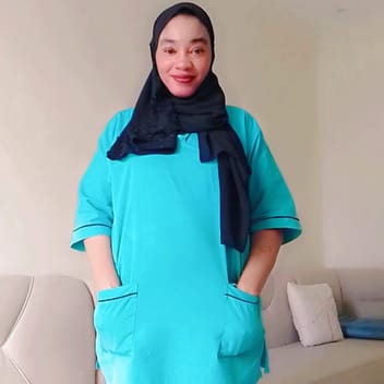 Halima , Kenyan nanny, in Riyadh