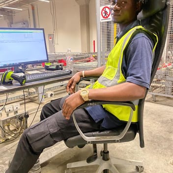 Kamal, Ghanaian driver, in Jeddah