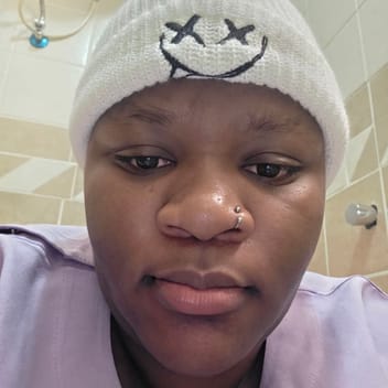 Eunice, Kenyan elder-care worker, in Riyadh