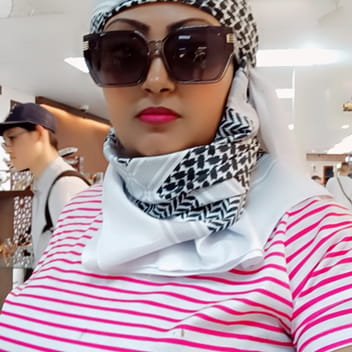 Fikerte, Ethiopian nanny, in Riyadh
