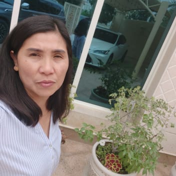Ardith, Filipino nanny, in Abu Dhabi