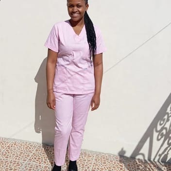 Maximilia , Kenyan nanny, in Qatar