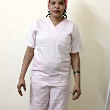 Christine, Ugandan nanny, in Saudi Arabia
