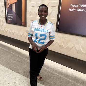 Stella, Ugandan nanny, in Qatar