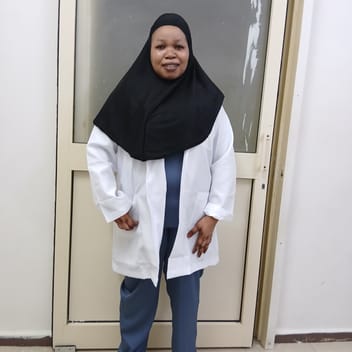 Faith , Kenyan elder-care worker, in Jeddah