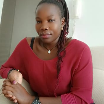 Monica , Ugandan nanny, in Dubai