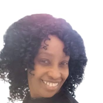 Beatrice , Kenyan elder-care worker, in Dammam