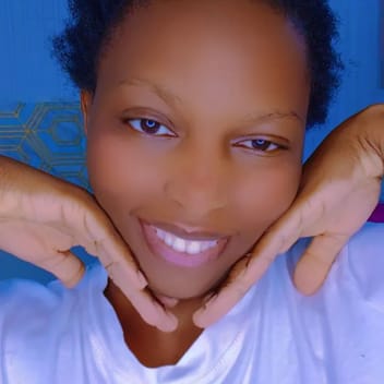 Diana, Kenyan elder-care worker, in Riyadh