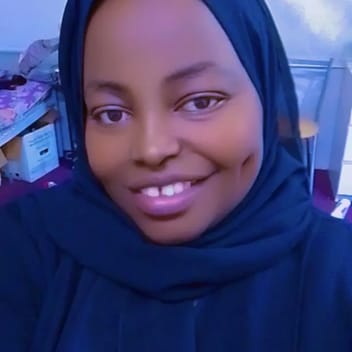 Eunice , Kenyan elder-care worker, in Riyadh