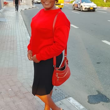 Mary, Kenyan nanny, in Dubai