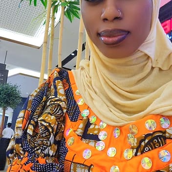Rahmat, Nigerian nanny, in Sharjah