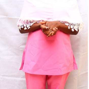 Peninah, Kenyan nanny, in Jeddah