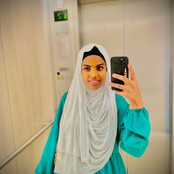 Hayat, Ethiopian nanny, in Dubai