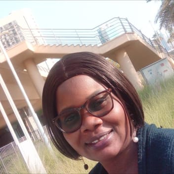 Ayuro, Ugandan nanny, in Abu Dhabi