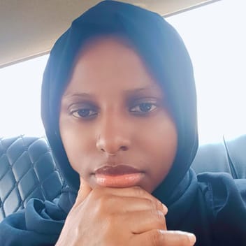 Salha, Kenyan nanny, in Jeddah