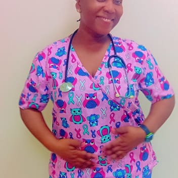 Sarah , Ghanaian nanny, in Riyadh