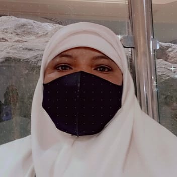 Sajeedah , Nigerian nanny, in Saudi Arabia