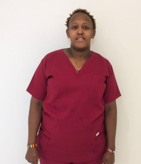 Margret, Kenyan nanny, in Riyadh