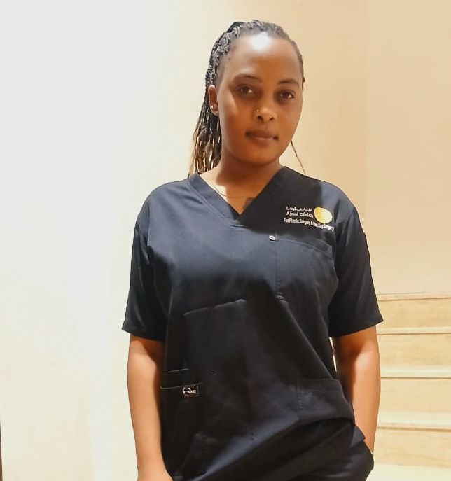 Dinah, Kenyan nanny, in Riyadh