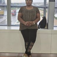 Tabiy happiness , Cameroonian driver, in Dubai