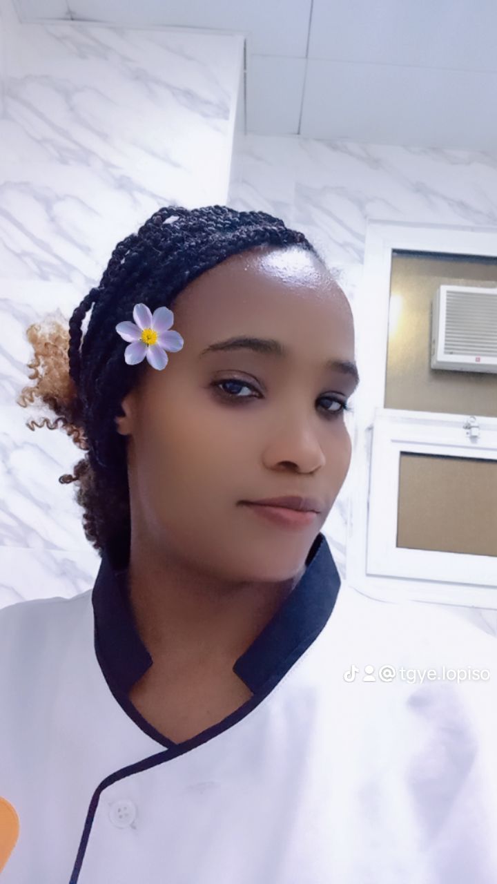 Tigist, Ethiopian nanny, in Abu Dhabi