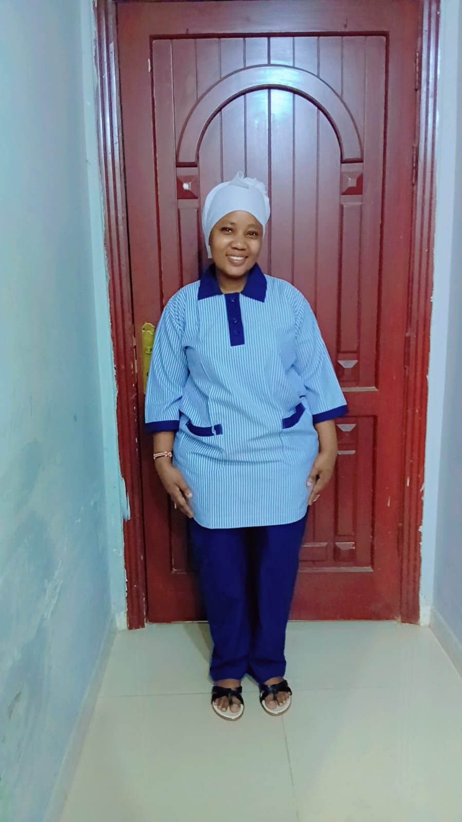 Anisha, Ugandan nanny, in Jeddah