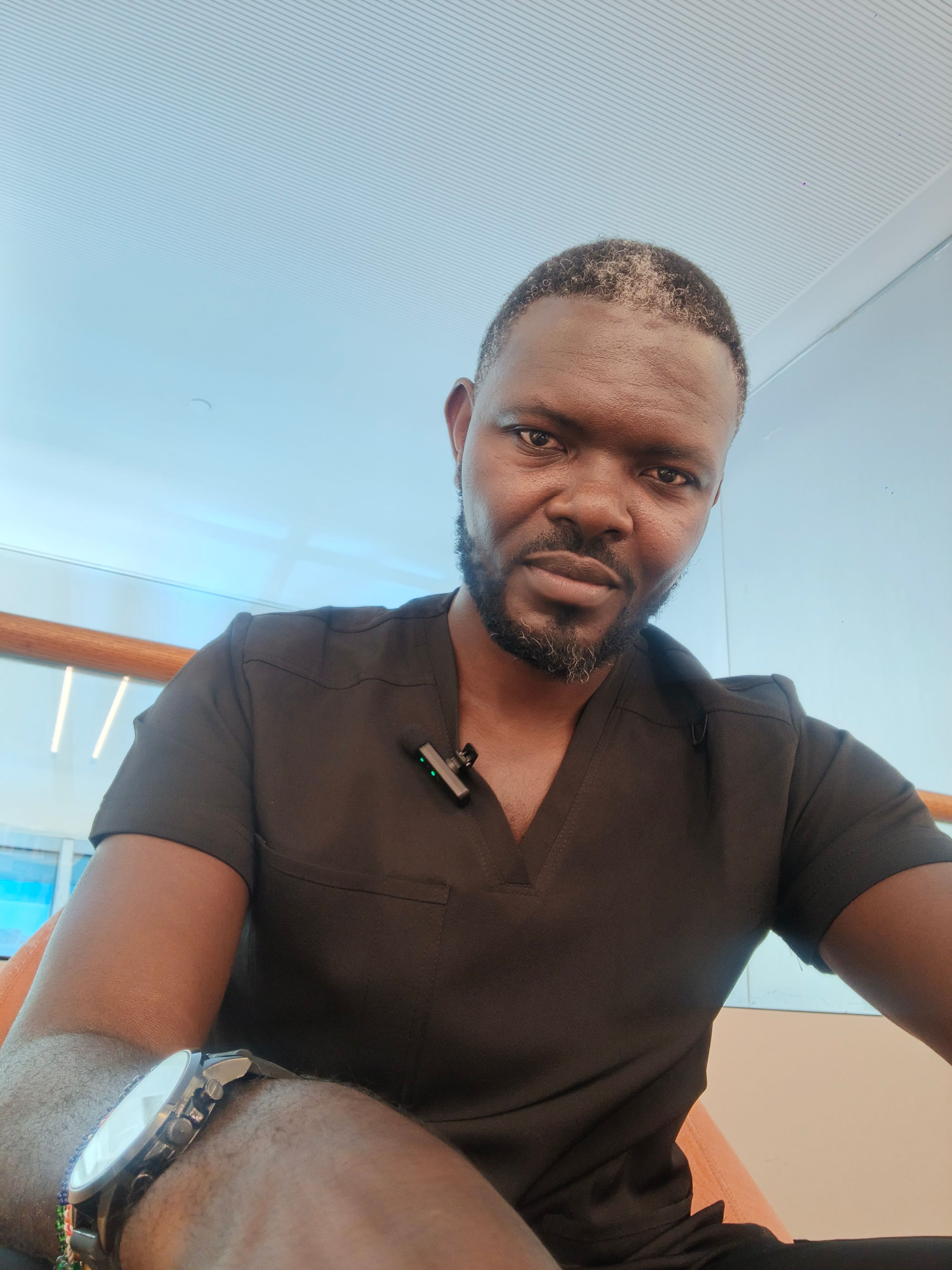 BRIAN SINOTI, Kenyan elder-care worker, in Dubai